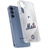 MLB New York Mets Home Jersey Galaxy A55 5G Clear Case