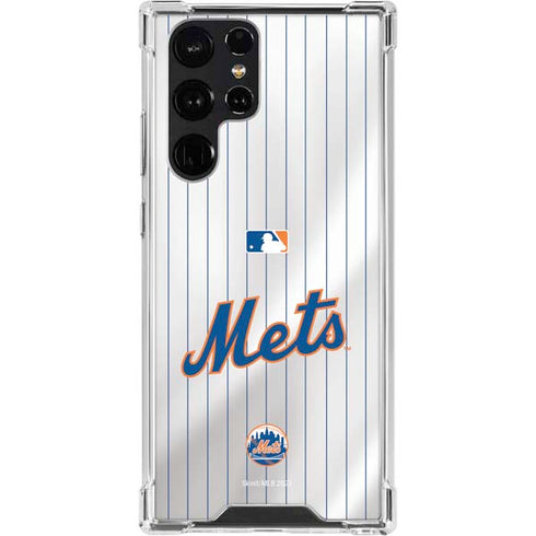 MLB New York Mets Home Jersey Galaxy S23 Ultra Clear Case