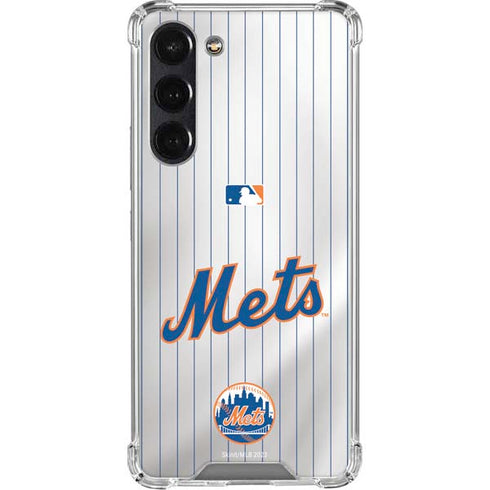 MLB New York Mets Home Jersey Galaxy S24 FE Clear Case