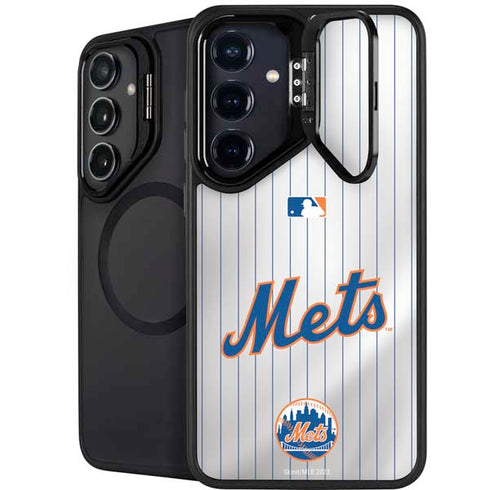 MLB New York Mets Home Jersey Galaxy S24 Plus Kickstand Case