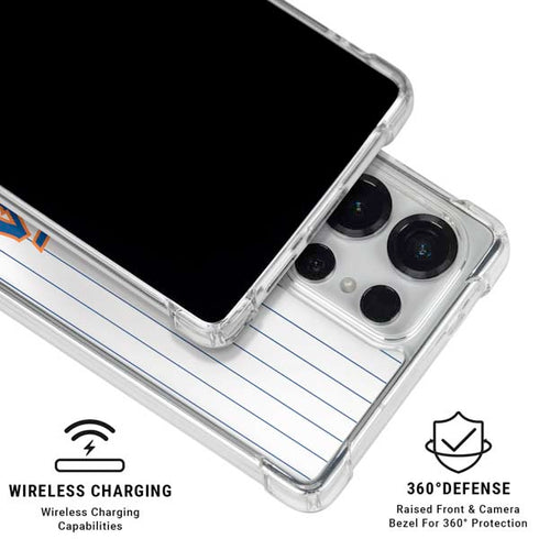 MLB New York Mets Home Jersey Galaxy S26 Ultra Clear Case