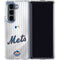 MLB New York Mets Home Jersey Galaxy Z Fold5 5G Clear Case