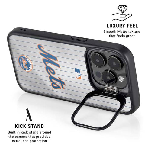 MLB New York Mets Home Jersey iPhone 13 Pro Kickstand Case