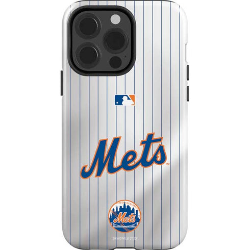 MLB New York Mets Home Jersey iPhone 15 Pro Impact Case