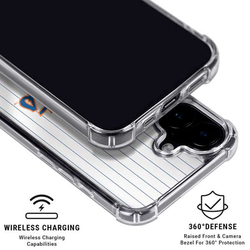 MLB New York Mets Home Jersey iPhone 16 MagSafe Case