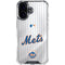 MLB New York Mets Home Jersey iPhone 16 Plus Clear Case