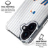 MLB New York Mets Home Jersey iPhone 16 Plus Clear Case