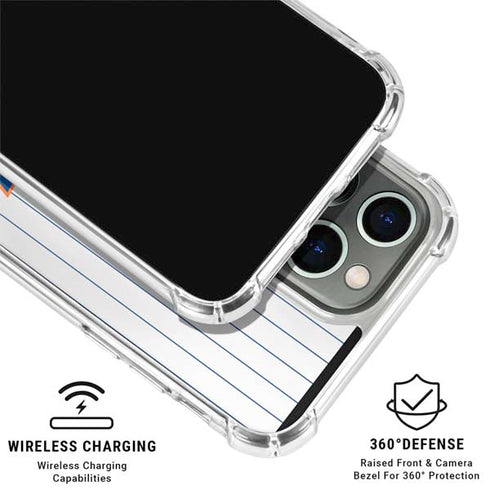 MLB New York Mets Home Jersey iPhone 16 Pro Clear Case