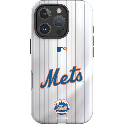 MLB New York Mets Home Jersey iPhone 16 Pro Impact Case