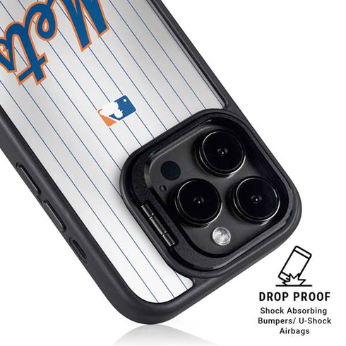 MLB New York Mets Home Jersey iPhone 16 Pro Kickstand Case