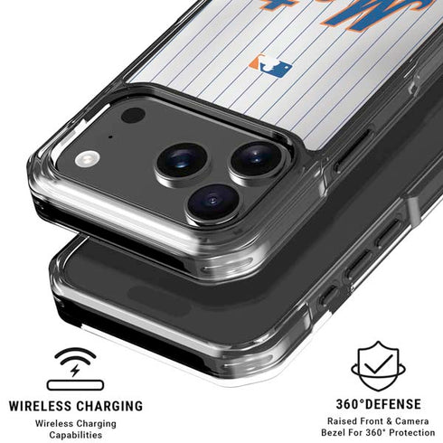 MLB New York Mets Home Jersey iPhone 18 Pro Clear Case