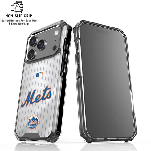 MLB New York Mets Home Jersey iPhone 18 Pro Clear Case