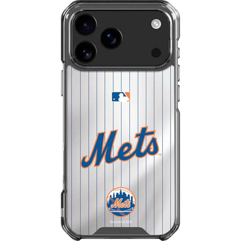 MLB New York Mets Home Jersey iPhone 18 Pro Max Clear Case