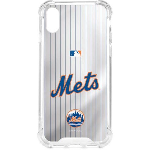 MLB New York Mets Home Jersey iPhone XS Clear Case