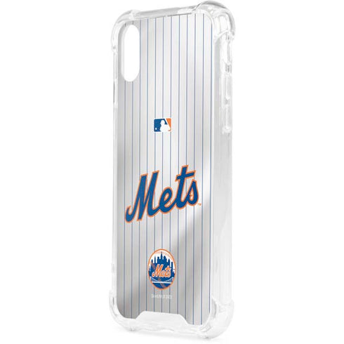 MLB New York Mets Home Jersey iPhone XS Clear Case