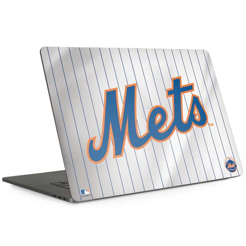 MLB New York Mets Home Jersey MacBook Skins