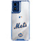 MLB New York Mets Home Jersey Moto G 5G (2024) Clear Case