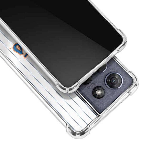 MLB New York Mets Home Jersey Moto G Power 5G (2025) Clear Case