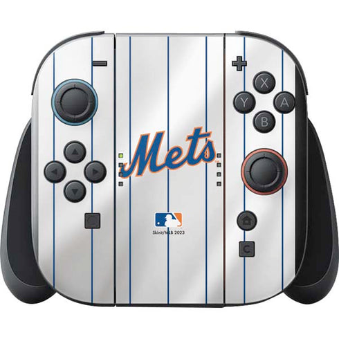 MLB New York Mets Home Jersey Nintendo Switch 2 (2025) with Joy-Con Skin