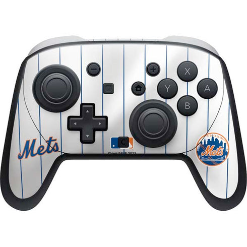 MLB New York Mets Home Jersey Nintendo Switch 2 (2025) Pro Controller Skin