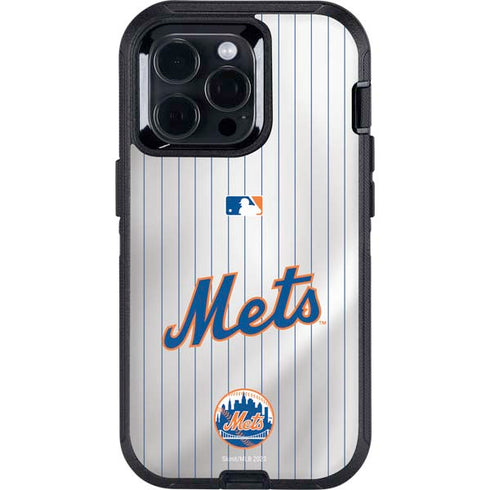 MLB New York Mets Home Jersey Otterbox Defender iPhone Skin