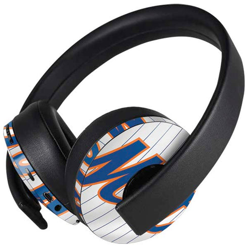 MLB New York Mets Home Jersey PlayStation 4 Gold Wireless Headset Skin