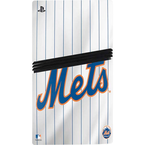 MLB New York Mets Home Jersey PS5 Pro Console Skin