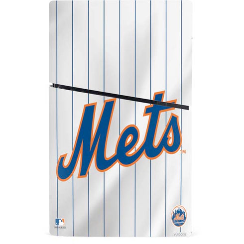 MLB New York Mets Home Jersey PS5 Slim Digital Edition Console Skin