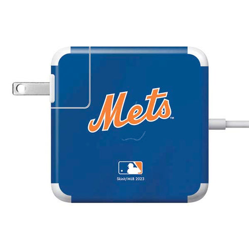 MLB New York Mets Jersey Alternate 85W Power Adapter (15 and 17 inch MacBook Pro Charger) Skin