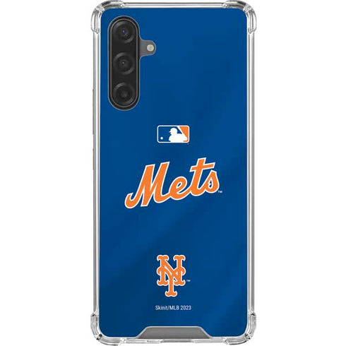 MLB New York Mets Jersey Alternate Galaxy A17 Clear Case