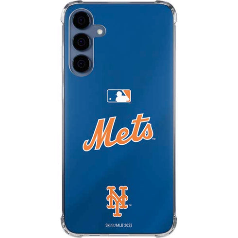 MLB New York Mets Jersey Alternate Galaxy A35 5G Clear Case
