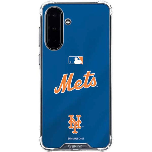 MLB New York Mets Jersey Alternate Galaxy A36 5G Clear Case