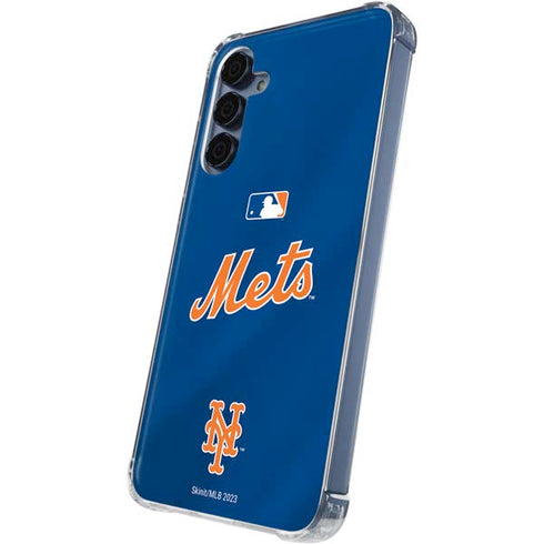 MLB New York Mets Jersey Alternate Galaxy A55 5G Clear Case