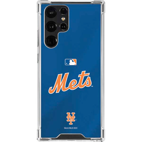MLB New York Mets Jersey Alternate Galaxy S23 Ultra Clear Case