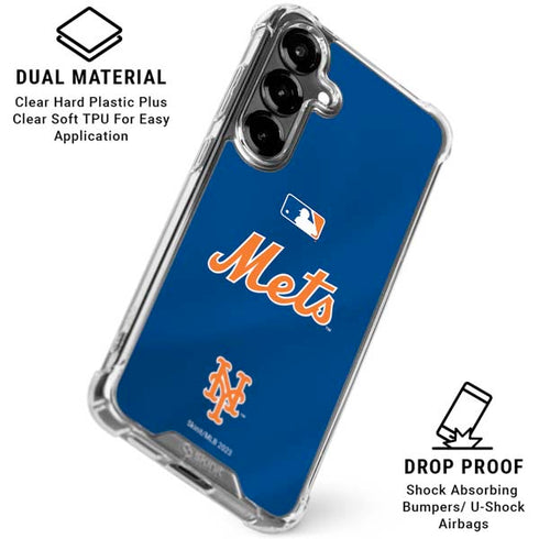 MLB New York Mets Jersey Alternate Galaxy S26 Plus Clear Case