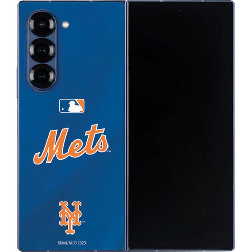 MLB New York Mets Jersey Alternate Galaxy Z Fold6 Skin