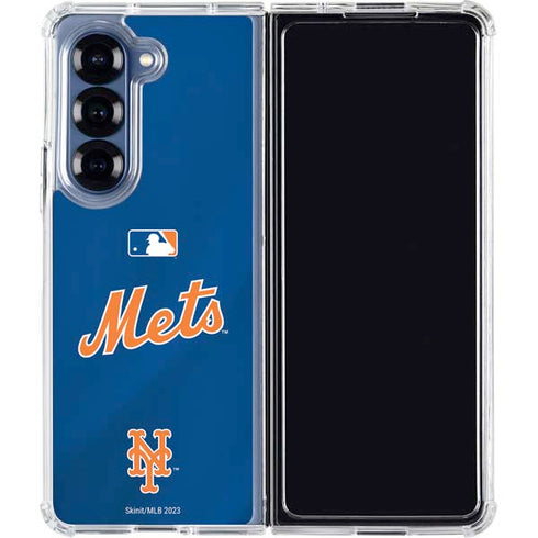 MLB New York Mets Jersey Alternate Galaxy Z Fold7 Clear Case