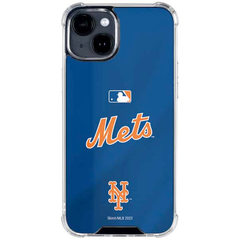 MLB New York Mets Jersey Alternate iPhone 15 Clear Case