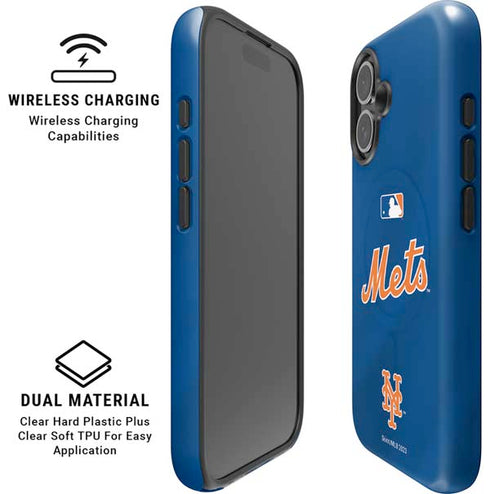 MLB New York Mets Jersey Alternate iPhone 16 Plus Magsafe Impact Case