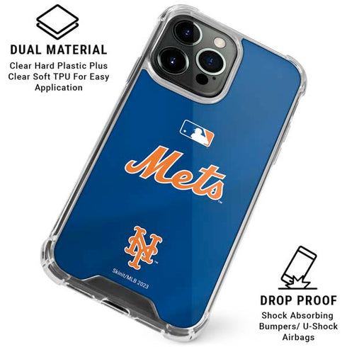 MLB New York Mets Jersey Alternate iPhone 16 Pro Max Clear Case