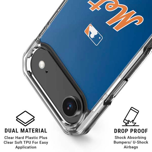MLB New York Mets Jersey Alternate iPhone 17 Air Clear Case