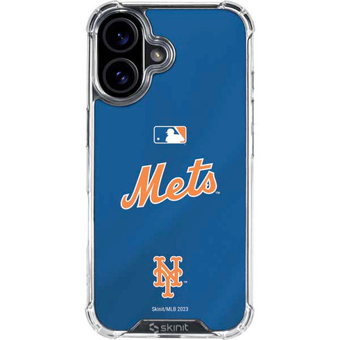 MLB New York Mets Jersey Alternate iPhone 17 Clear Case