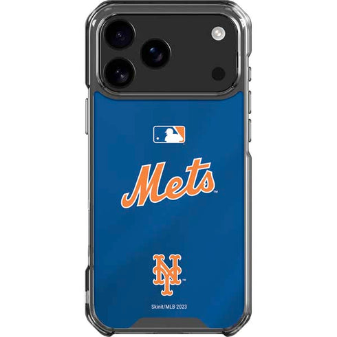 MLB New York Mets Jersey Alternate iPhone 17 Pro Max Clear Case