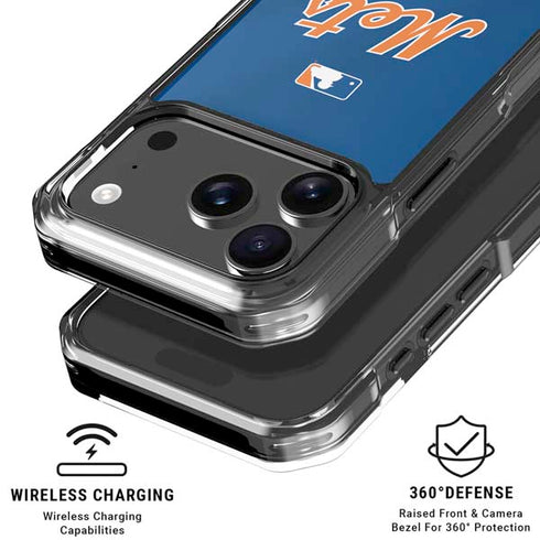 MLB New York Mets Jersey Alternate iPhone 18 Pro Clear Case