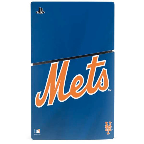 MLB New York Mets Jersey Alternate PS5 Slim Digital Edition Console Skin