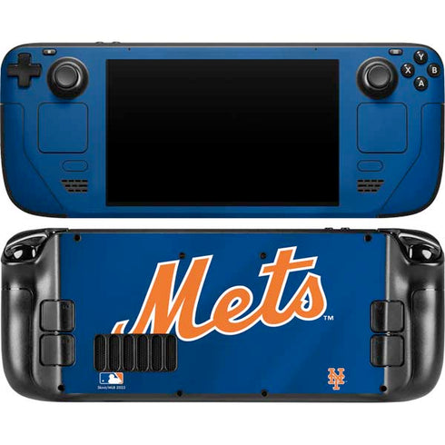 MLB New York Mets Jersey Alternate Steam Deck Handheld Gaming Computer OLED Skin