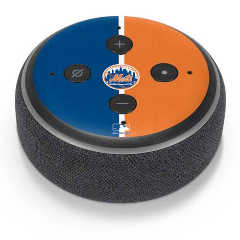 MLB New York Mets Split Amazon Echo Dot Skin