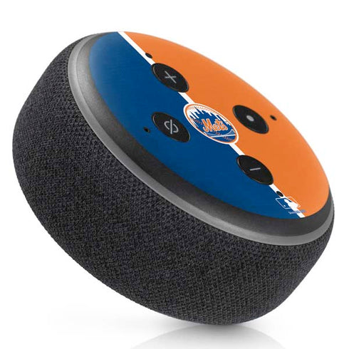 MLB New York Mets Split Amazon Echo Dot Skin