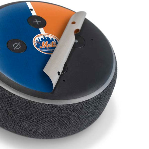 MLB New York Mets Split Amazon Echo Dot Skin