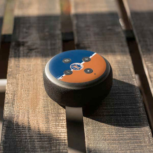 MLB New York Mets Split Amazon Echo Dot Skin